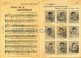 Himno de la Universidad / Letra: Víctor Domingo Silva; Música: Anónimo