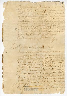 Acta del 22 de marzo de 1719