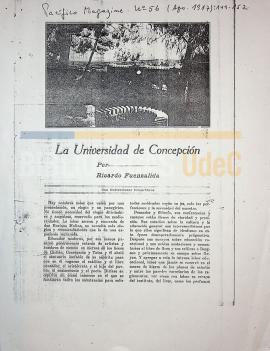 La Universidad de Concepción.