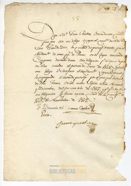 Acta del 25 de noviembre de 1807.