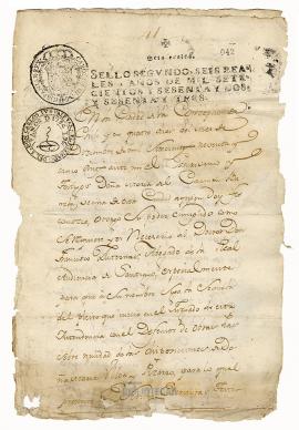 Acta del 04 de diciembre de 1795. Poder que otorga doña María del Carmen Barela al abogado el Dr....