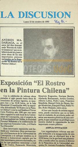 Exposición "El Rostro en la Pintura Chilena".