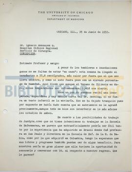 Carta de A. Olmos al Dr. Ignacio González G.