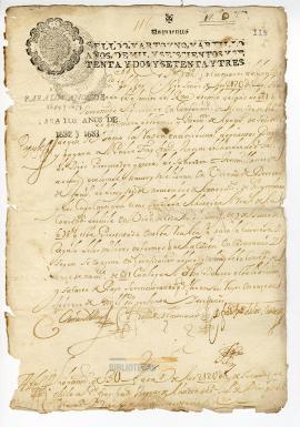 Acta del 11 de febrero de 1780.